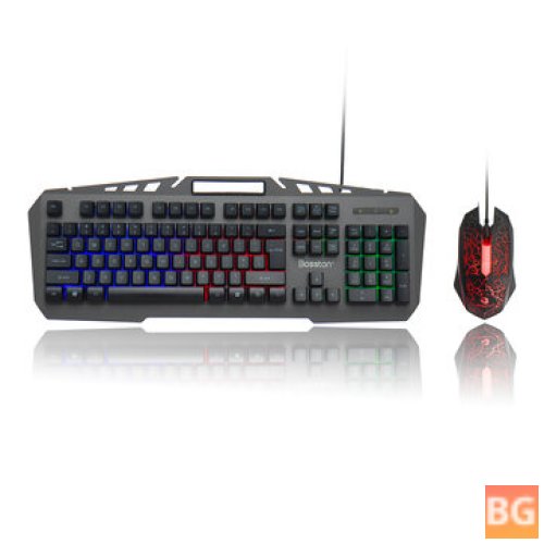 RGB Backlit KEYBOARD/MOUSE SET for Gaming - 104 Keys
