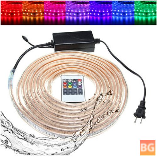 WATERPROOF Strip Light with Remote Control and RGB LED - 10/15M