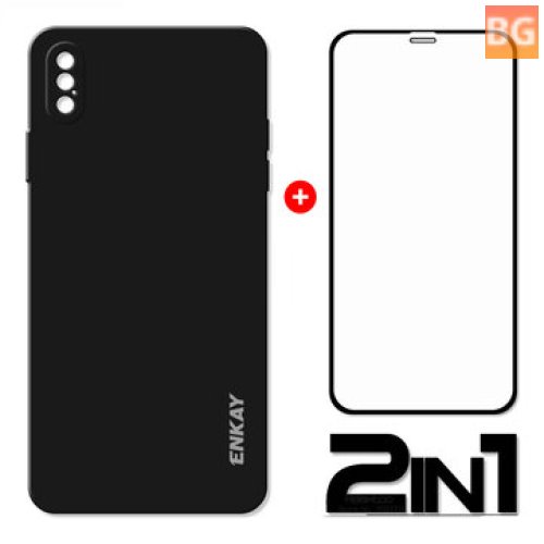 Enkay iPhone XS/X Shockproof Case with Lens Protector