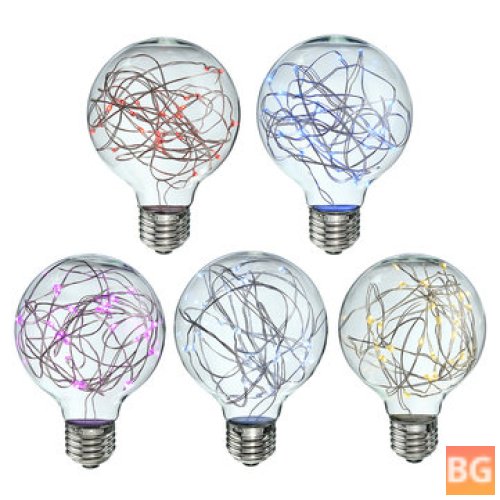 Starry Sky Edison LED Firework Filament - 5 Color Light Bulb