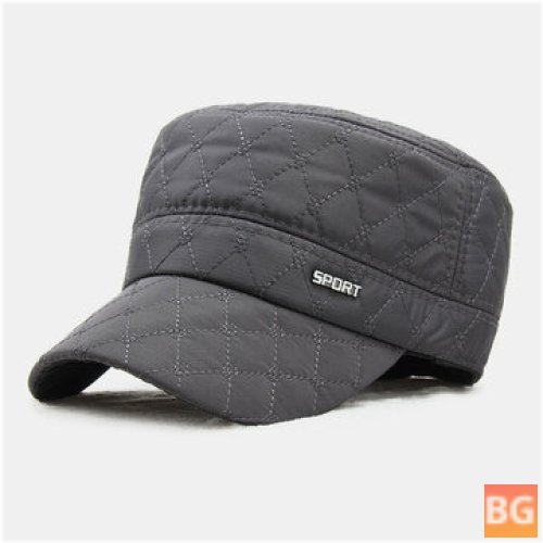 Army Cap with Cotton Polyester Pattern - Warm and Comfortable
