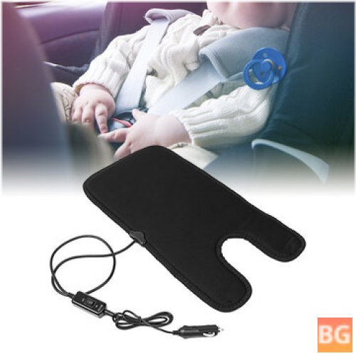 Car Seat Heater with Light and Switch - 12V 50x27cm