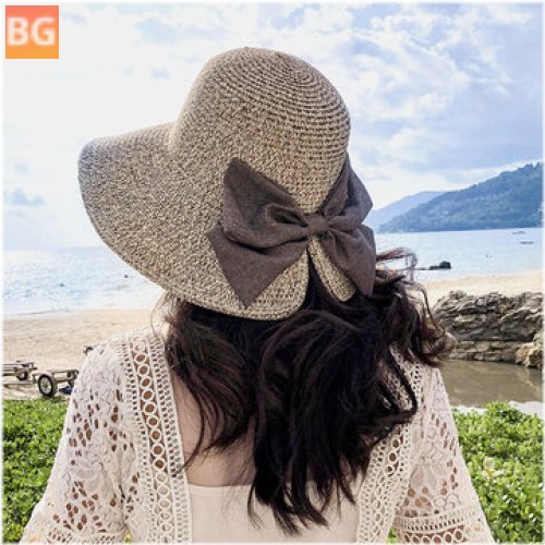 Big Bow Decoration for Women's Hats - Sunshade Bucket Hat