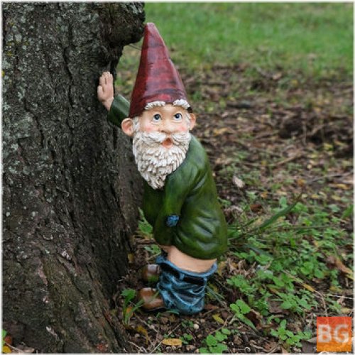 Garden Gnome with Resin
