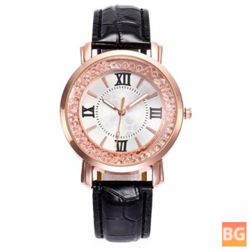 Watch with Roman Numerals - Fashion Rose Gold