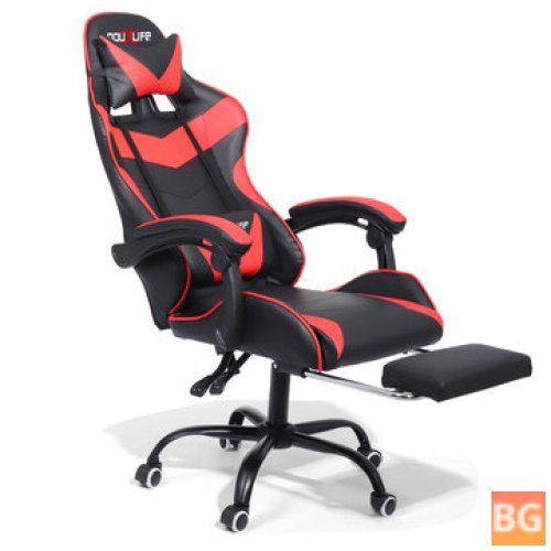 RC-02 Gaming Chair with Ergonomic Design, 150° Reclining, Thick padded back, integrated armrest, footrest
