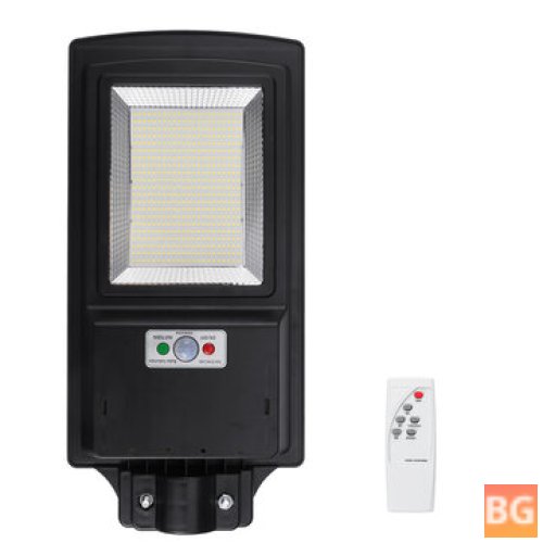 Solar LED Street Light with Remote and Waterproof Sensor for Outdoor Lighting