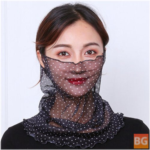 Women Sunscreen - Multi-purpose UV Protection Cover Face Neck Protection - Breathable Thin Face Mask
