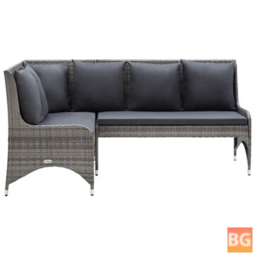 Sofas with Ratten - Gray