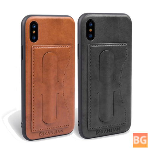Leather Kickstand for iPhone X