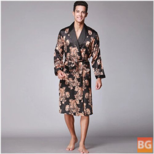 Home Robes for Men - Dragon Pattern
