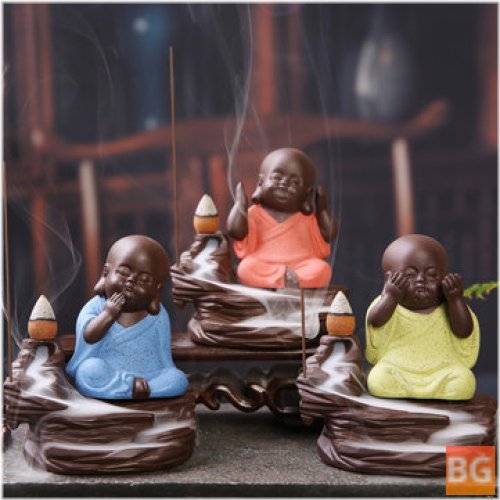 Buddha Backflow Incense Burner Holder - Home Fragrant Backflow Censer