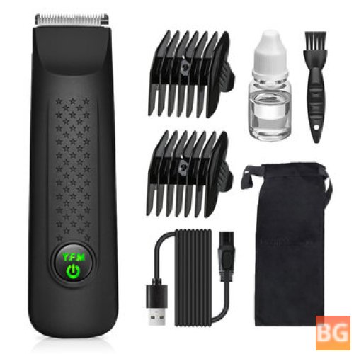 Y.F.M Electric Shaver with 5 Length Settings - Waterproof and Skin Safe