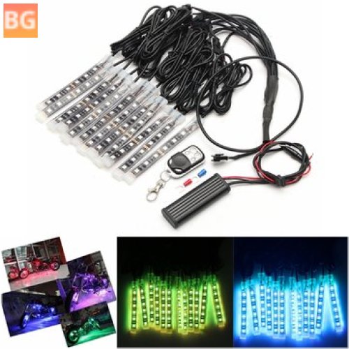 Remote Wireless Neon Light Strip Kit for Cars, Trucks, Lighters, Motorcycles