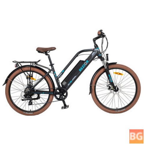 Bezior M2 Pro 12.5Ah 48V 500W Electric Bicycle - 26inch 25Km/h Top Speed 100km Mileage Range Max Load 120kg