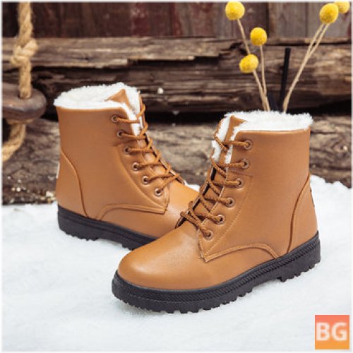 Women's Casual Boots with Fur Lining