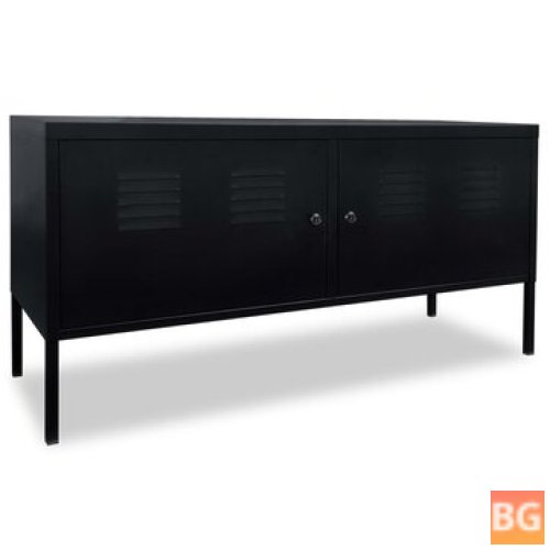 TV Cabinet 46.5"x15.7"x27.9" Black