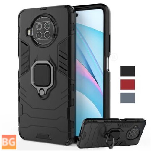 Mi 10 Lite 5G / Redmi Note 9 Pro 5G Hard Case with 360 Rotation Finger Ring Holder Stand
