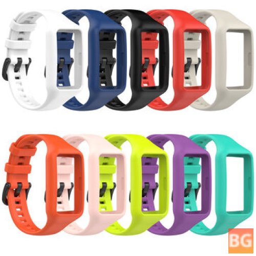Bakeey Silicone 2-IN-1 Watch Band for Huawei/Honor Band 6