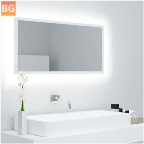 LED Bathroom Mirror - White
