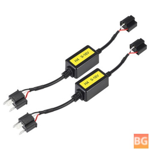 LED Headlights Decoder for H4 Hi/Lo Beam HB2 Bulbs - Canbus Warning Cancellers