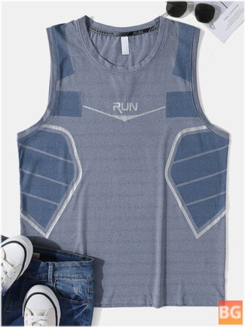 Sports T-Shirt with Quick Dry Sleeveless Design