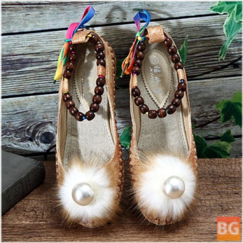 Women's Beading Loafers