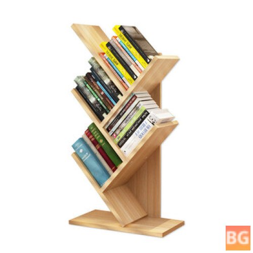 Small Wooden Storage Rack for Children's Room - Standing Shelf