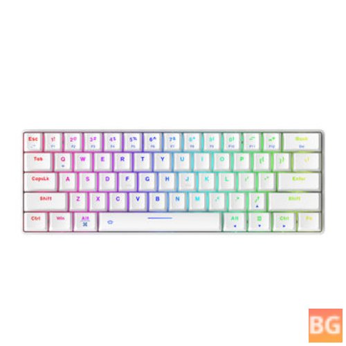 DAREU EK861 Mechanical Keyboard - 3rd Gen - Wired 2.4GHz Bluetooth 5.1 RGB 61 Keys - ABS Keycaps