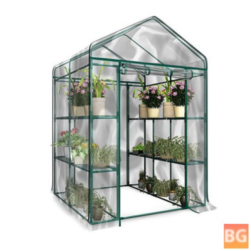 Portable 3-Tier Garden Greenhouse with 6 Shelves