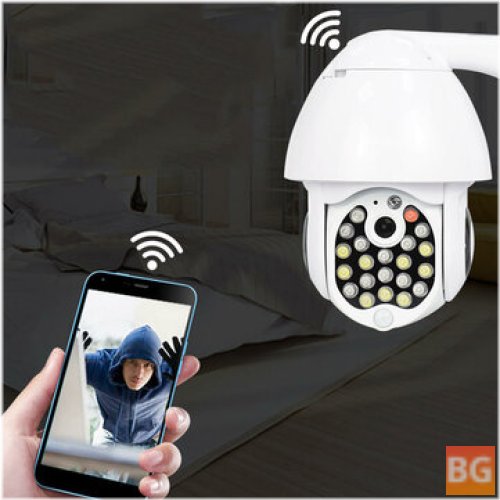 1080P Dome Camera with Night Vision and Audio - Two-Way