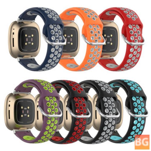 Watch Band with Color Silicone