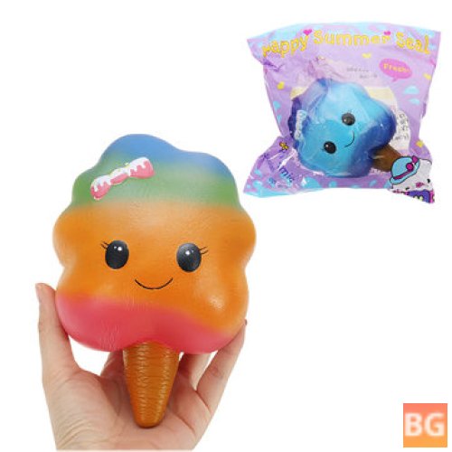 18*11cm Slow Rising Rainbow Cotton Candy Original Packaging - Stress Gift Toy