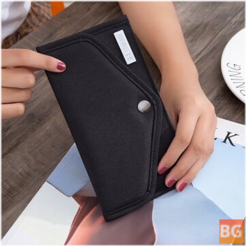 Wallet for Phone with a Slot for Up to Eight Cards