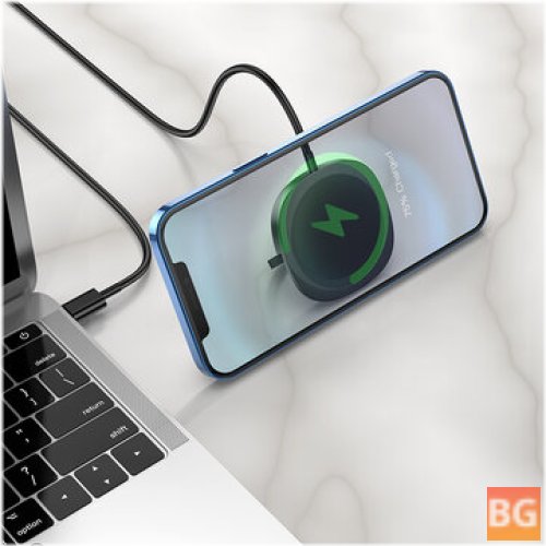 HOCO CW35 15W Wireless Charging Holder for iPhone 12 Series Pro Max/S21/Note S20/Mate40/P50/OXM9 Pro