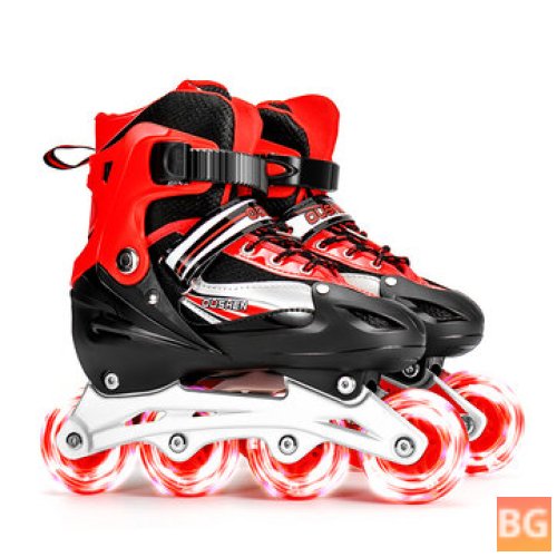 Kids Roller Skates with LED Flashing Wheels?