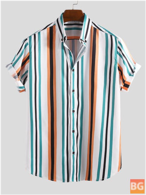 Short Sleeve Relaxed Charm Striped T-Shirts