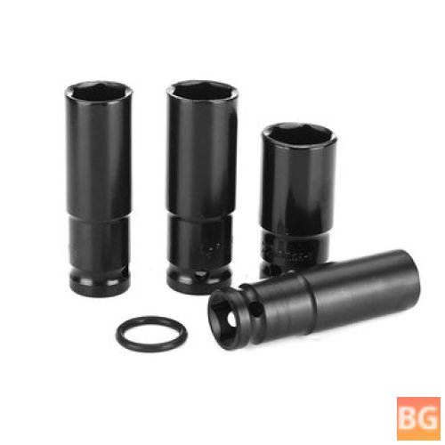 4-Piece Impact Socket Kit with Electric Wrench and Screwdriver Bits