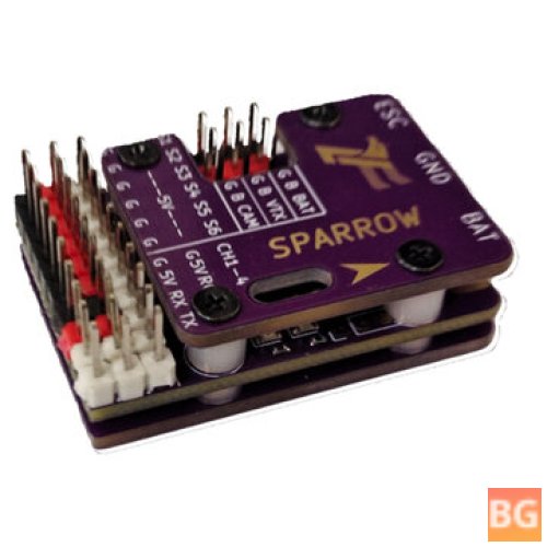 Sparrow 2 Flight Controller with Stabilization and Return Home for RC Airplanes