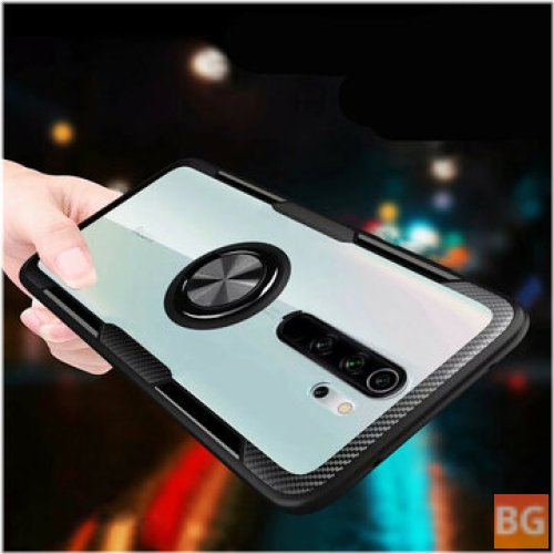 For Xiaomi Redmi Note 8 Pro - 360° TPU Protective Case with Anti-slip Shockproof, Transparent Hard Back Cover