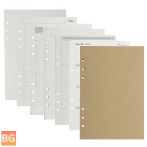 Kraft Paper Binder for A5 Loose Leaf Notebooks