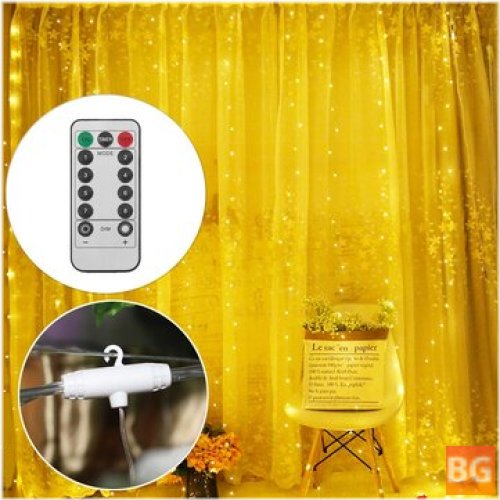 USB LED Window Curtain Lights