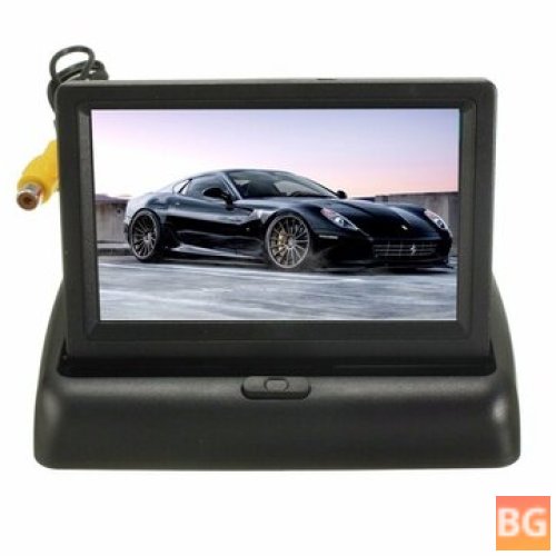 Foldable Wireless Car Backup Camera Kit with 4.3