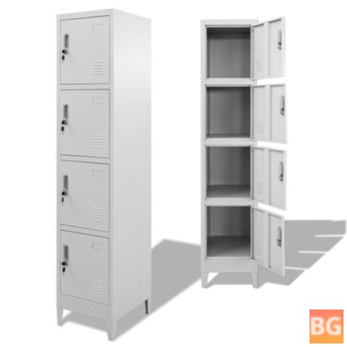 Locker Cabinet with 4 compartments (15