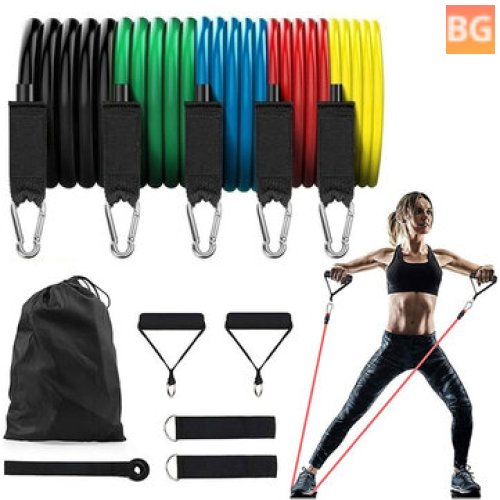 Exercise Rope with Resistance Bands - 11 Pcs/Set