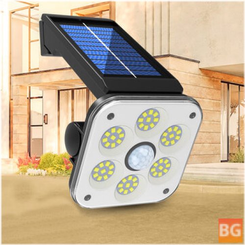 54SMD Solar Motion Sensor Lights - Security Wall Lamp