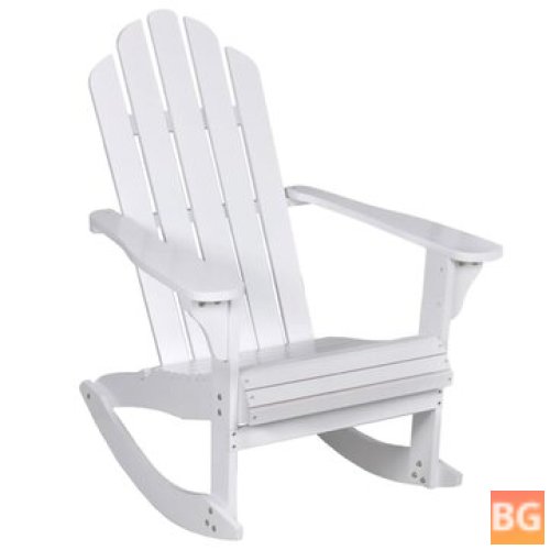 Garden Rocking Chair with Wood