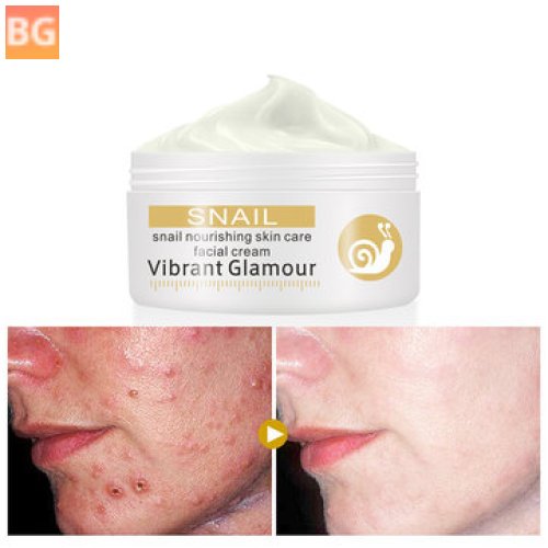 Glamour Snail Anti-Wrinkle Facial Cream - Whitening Hyaluronic Acid Serum