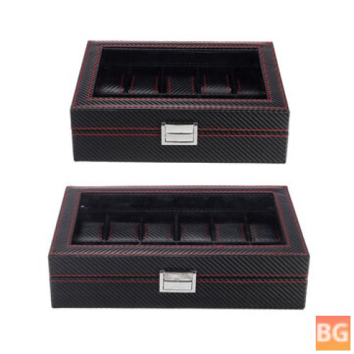 10/12 Slot Watch Box - Collection Storage Box for jewellery