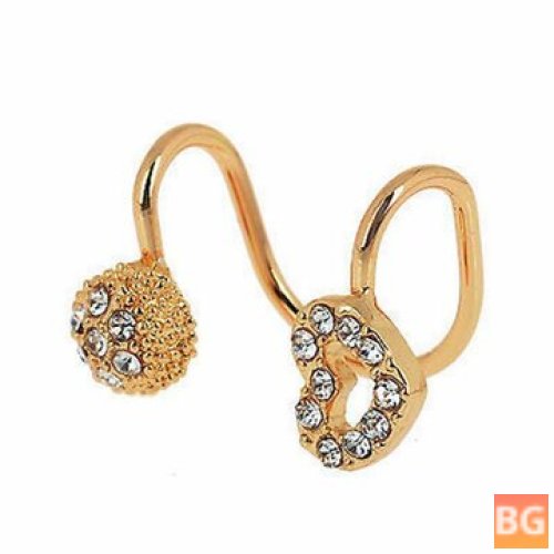 Crystal Hollow Earrings for Women